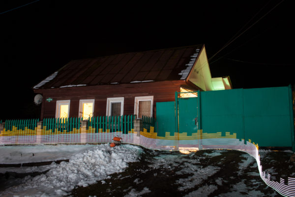 The home of Natalya Rueva (Наталья Руева) in the village of Staryy Vyshkov (Старый Вышков), Russia. 30 years after the 1986 Chernobyl nuclear disaster areas of the still-populated town remain concerningly contaminated, but despite being on the list for resettlement for decades, nothing has been done to move and protect the community. Greenpeace/Greg McNevin