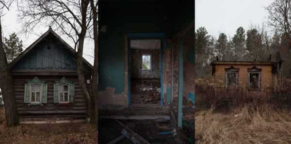 March 3, 2016 – Abandoned houses in a small village near Vyshkov (Вышков), Russia. 30 years after the 1986 Chernobyl nuclear disaster the area remains contaminated and in long-term decline. Greenpeace/Greg McNevin